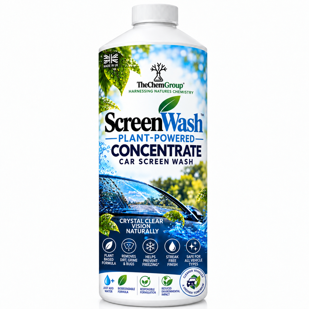 Antifreeze Screen Wash Natural Plant Based Concentrate  | Car Windscreen Washer Fluid 1l