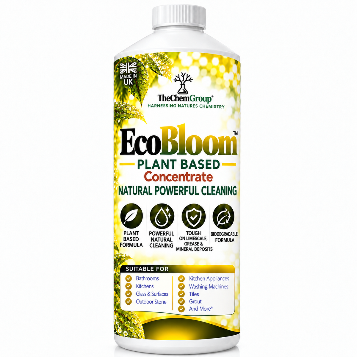 EcoBloom Plant Based Natural All Purpose Cleaner (1L Concentrate)